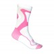 FR - Αθλητικές κάλτσες Nano - Άσπρο/Ροζ