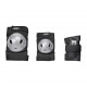 Roces EXTRA THREE-PACK BLACK/GREY protective adult