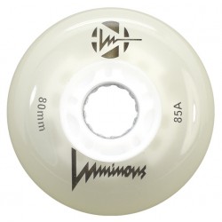 Luminous wheels 85A GLOW άσπρο