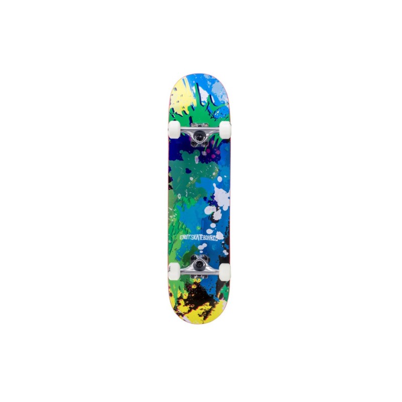 Green/Blue Enuff Splat Complete Skateboard 