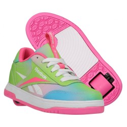 Heelys X Reebok Court Low Pink/Neon Mint